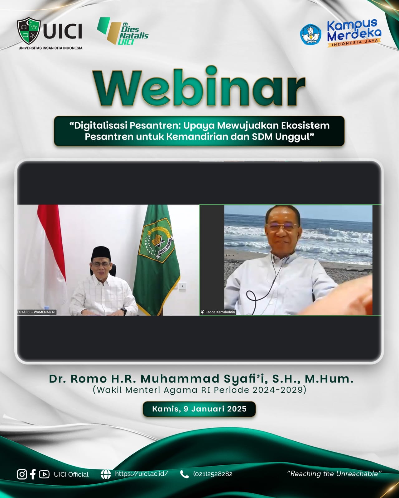 Wamenag Romo Syafi’i: Digitalisasi Pesantren Adalah Keharusan, Tapi Harus Jaga Kekhasan Tradisi