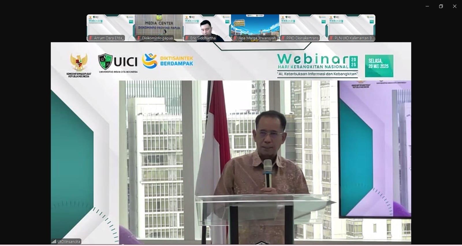 Hari Kebangkitan Nasional 2025: Webinar UICI Soroti Peran AI dalam Mendorong Keterbukaan Informasi dan Transformasi Bangsa