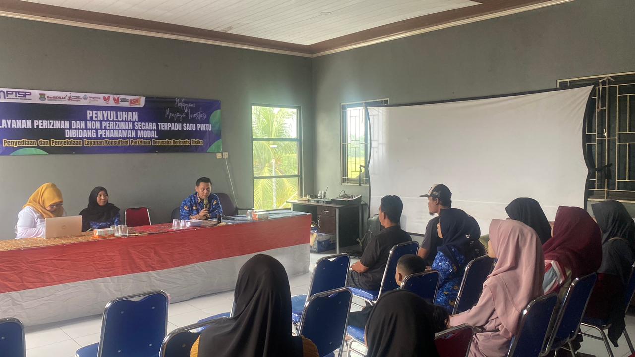 DPMPTSP Kabupaten Tangerang Gelar Penyuluhan Perizinan di Desa Renged