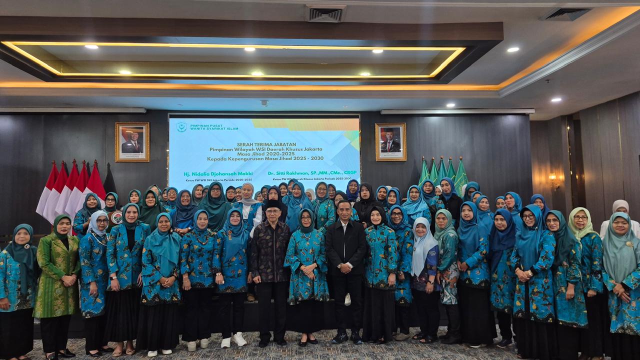 PP WSI Lantik PW dan PC WSI DKI Jakarta, Soroti Ketahanan Keluarga dan Ekonomi Umat