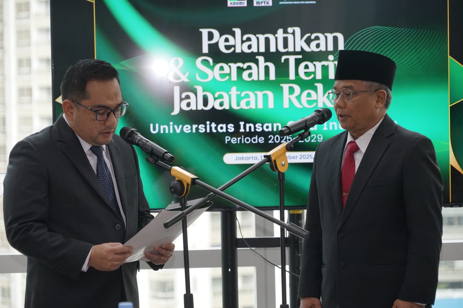 Prof. Asep Saefudin Resmi Dilantik sebagai Rektor UICI Periode 2025–2029