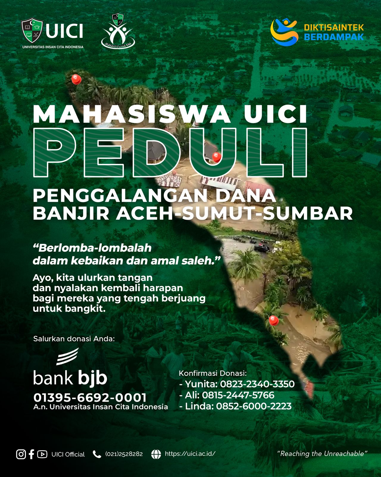 UICI Gelar Aksi Kemanusiaan untuk Korban Banjir Sumatera