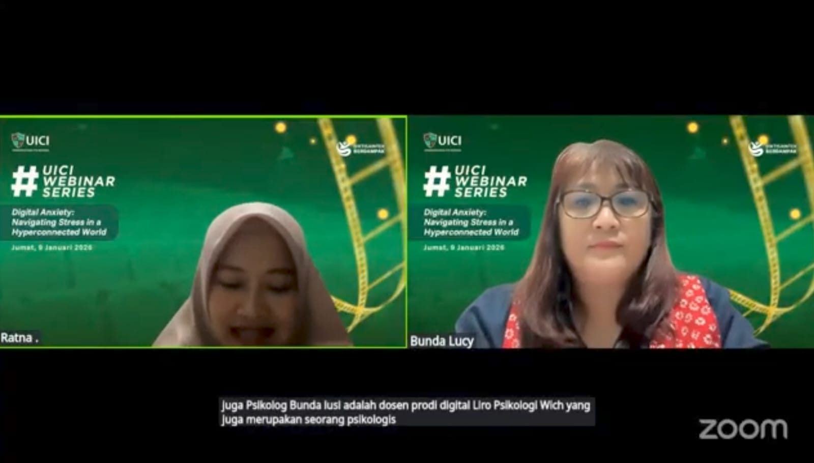 UICI Gelar Webinar “Digital Anxiety” untuk Tingkatkan Kesadaran Kesehatan Mental