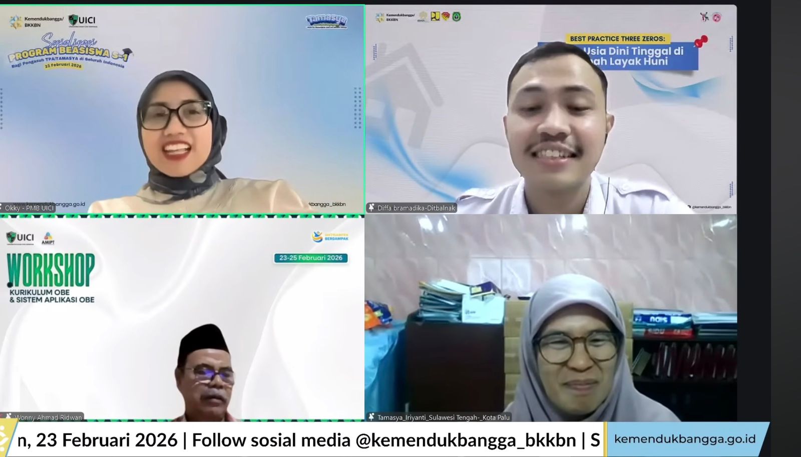 UICI dan Kemendukbangga/BKKBN Sosialisasikan Beasiswa S1 untuk 100 Pengasuh TPA/TAMASYA